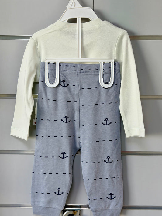 Pyjama Set – Mintgroen met Zee Print