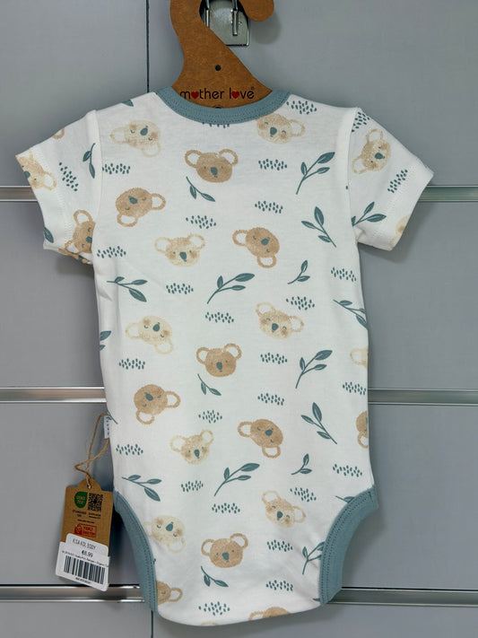 Koala Print Romper – Organic Cotton