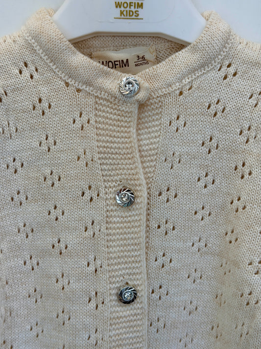 Wofim Kids Gebreid Vest – Elegant Baby Vest