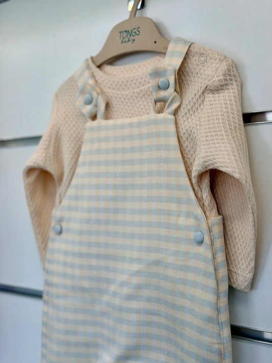 Tongs Baby Salopet Set – Gestreepte Salopette met Shirt