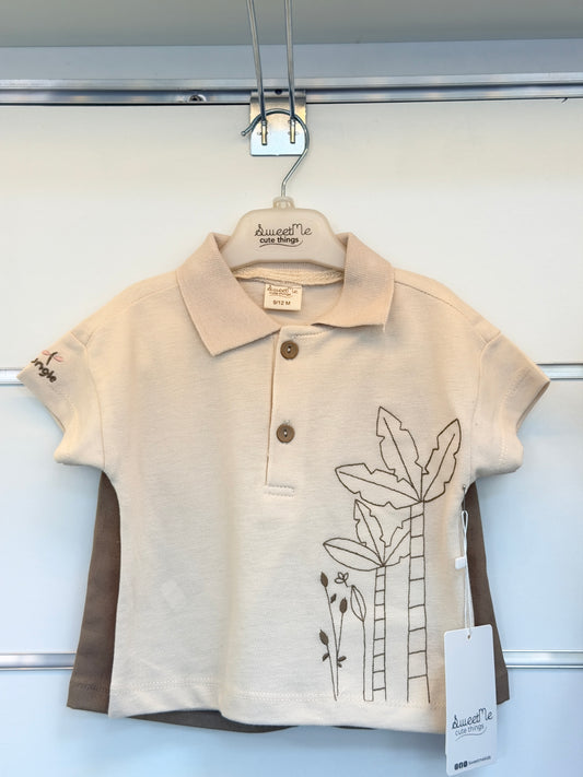 Sweet Me Palm Summer Set – 2-delige Jongens Outfit