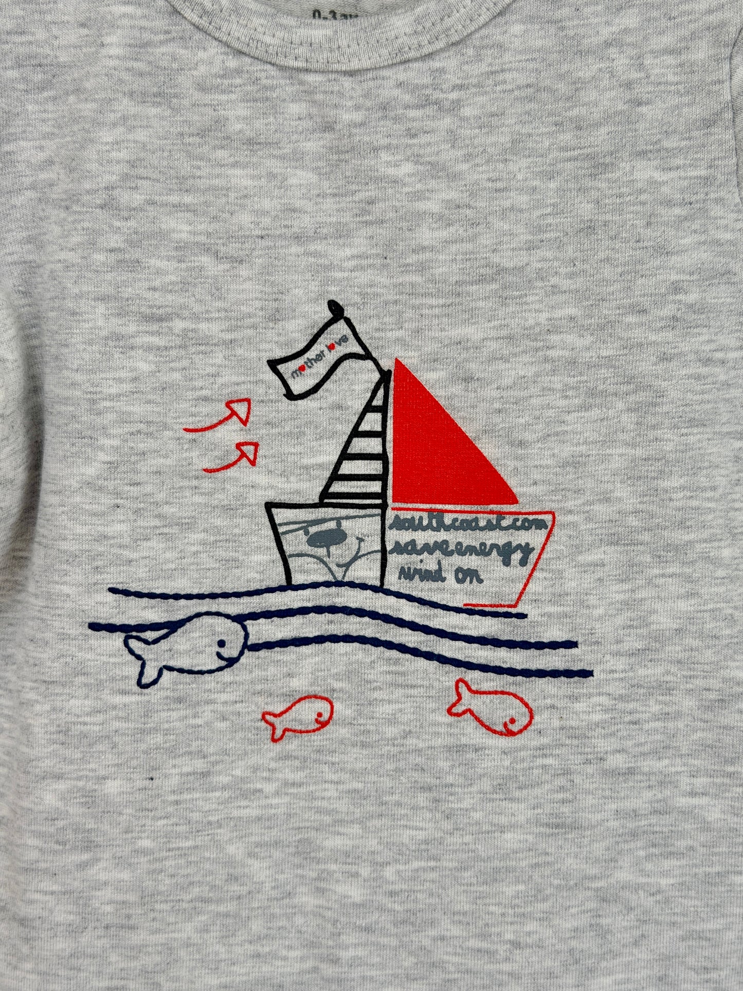 Sail Adventure Romper – Grijs
