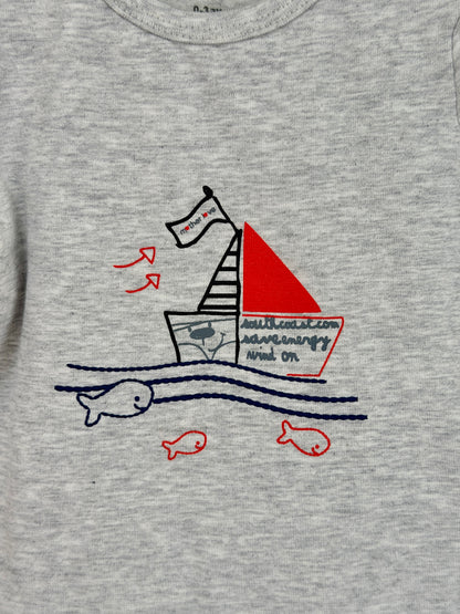 Sail Adventure Romper – Grijs