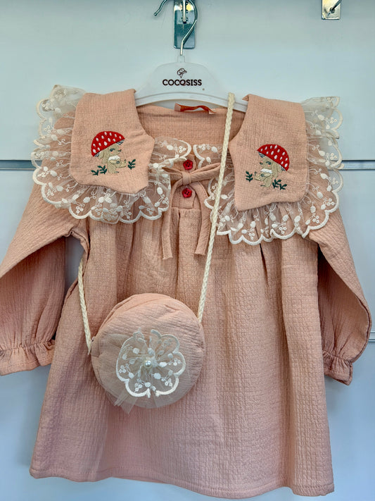 CocoSiss 2-Delige Set – Jurk met Tasje