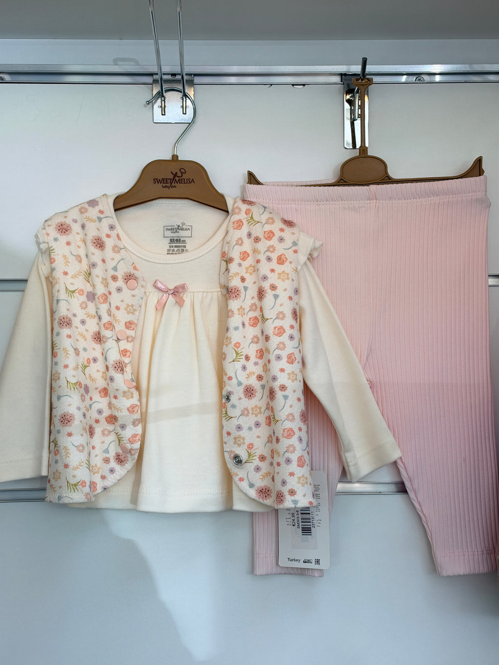 Sweet Melisa 3-Delige Baby Set – Floral Girl