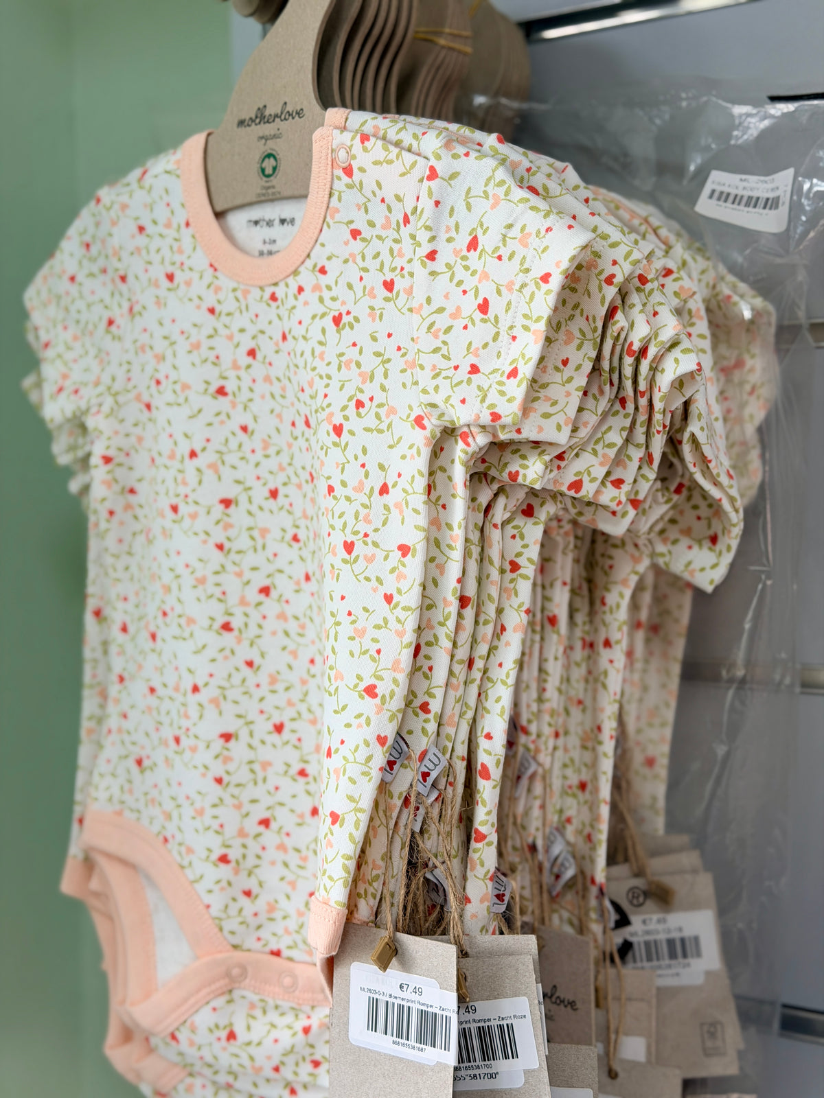 Bloemenprint Romper – Zacht Roze