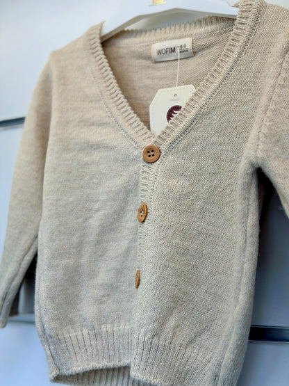 Wofim Kids V hals – Gebreid Vest