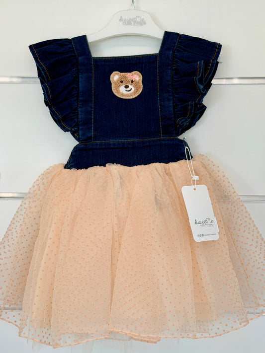 Sweet Me Baby Jurk met Tule Rok – Teddy Detail