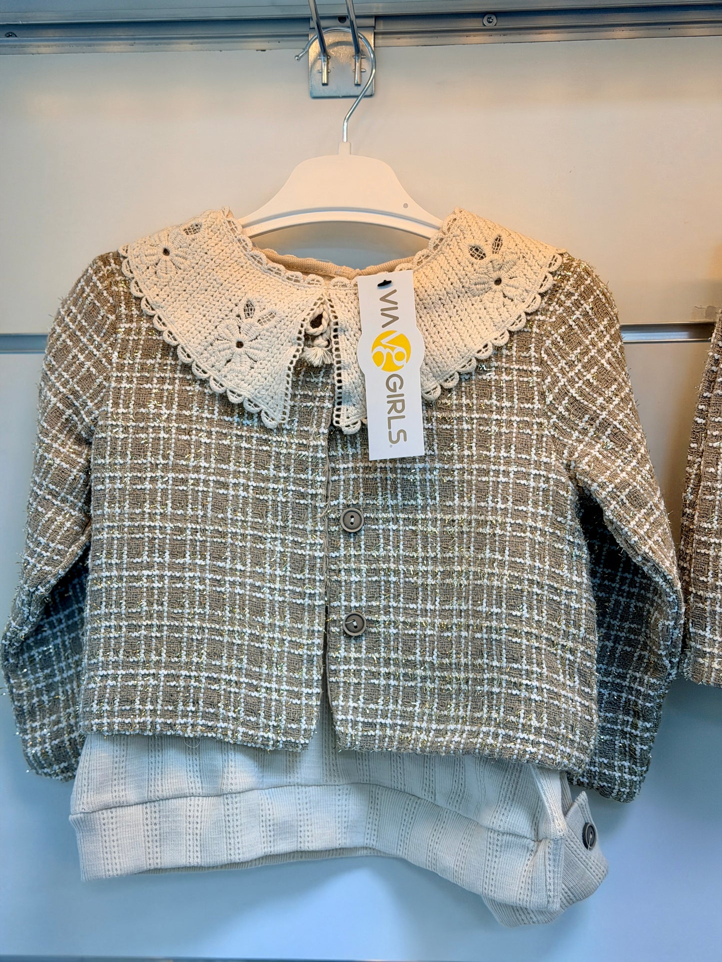 Via Girls 3-Piece Baby Set – Classic Beige