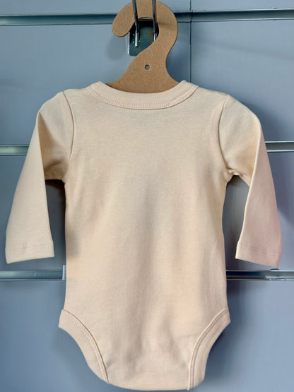 Organic Overslag Romper – Crème
