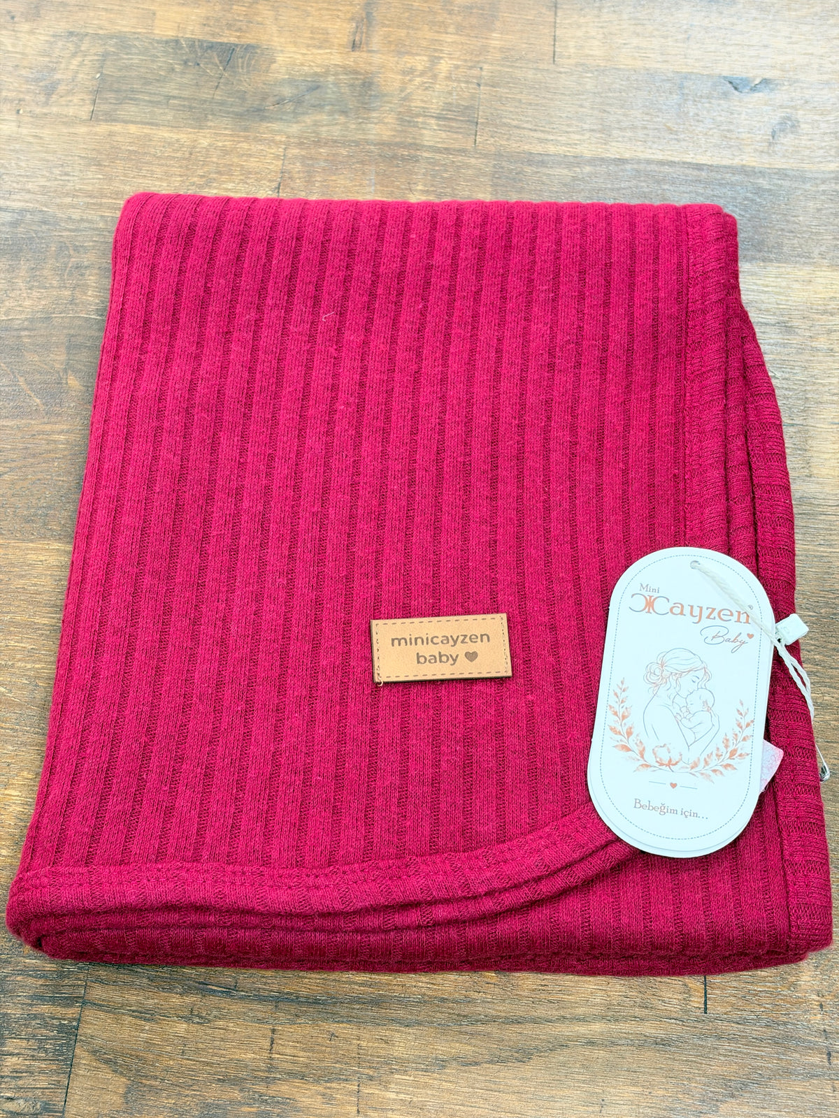 Baby Winter Dekentje – Geribd & Zacht – Camel