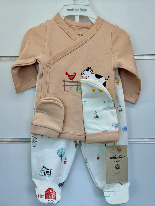 5-Delige Newborn Set – Farm Friends