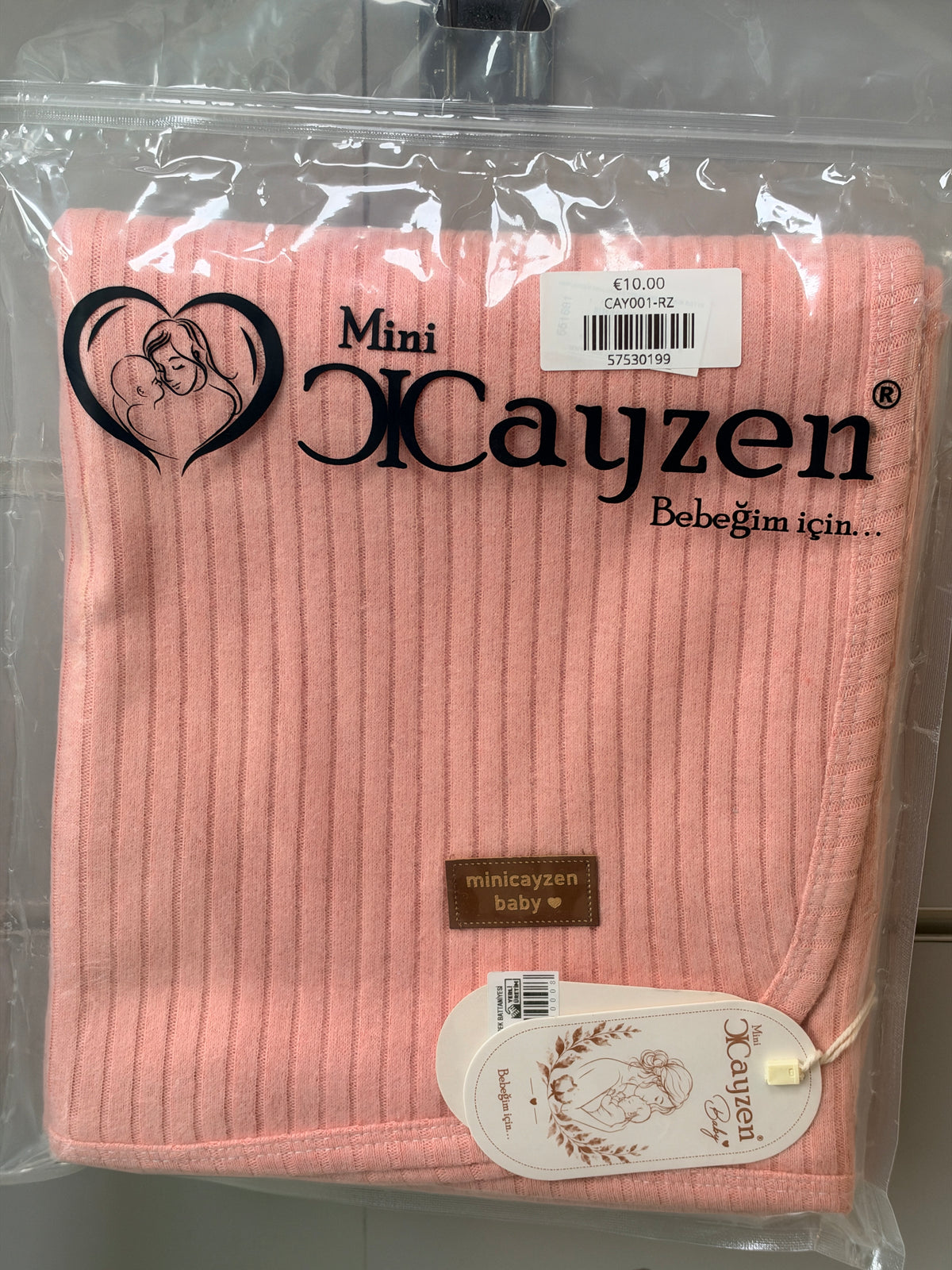 Baby Winter Dekentje – Geribd & Zacht – Camel