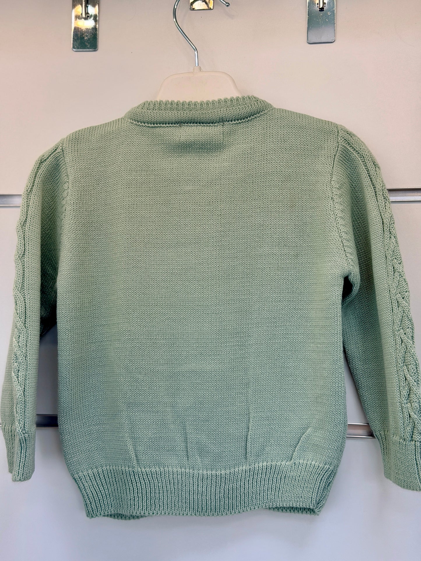 Wofim Gebreide Baby Cardigan – Groen