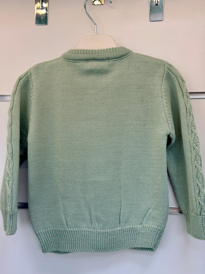 Wofim Gebreide Baby Cardigan – Groen