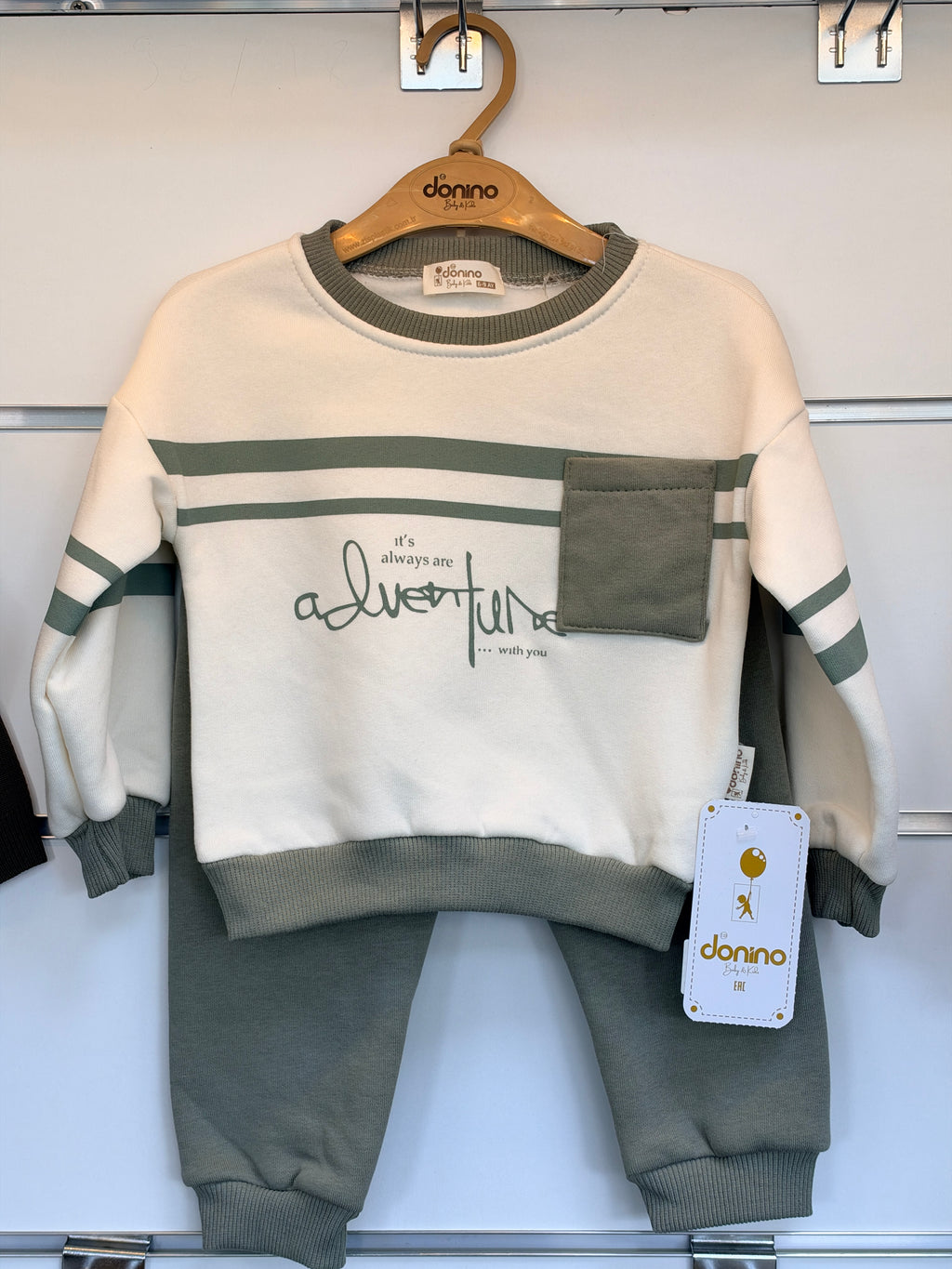 2-Delige Baby Jongens Set – Sweater & Broek | Adventure