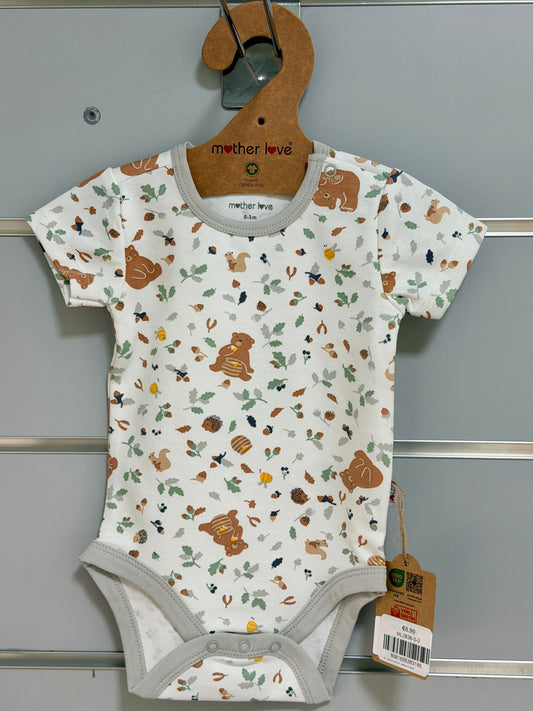 Forest Print Romper – Organic Cotton