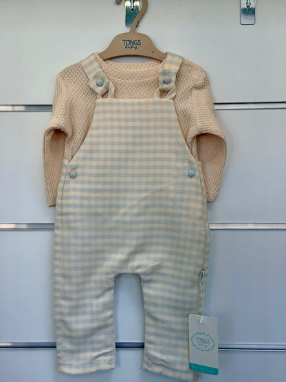 Tongs Baby Salopet Set – Gestreepte Salopette met Shirt