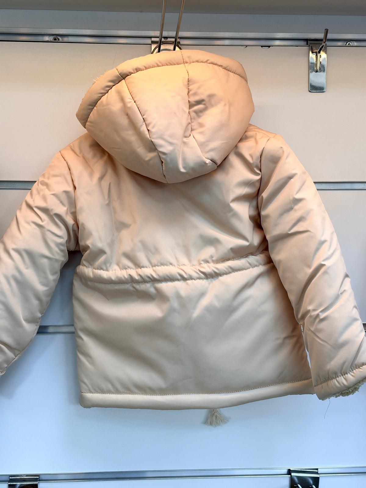 Meisjes Winterjas met Teddyvoering & Capuchon – Roze