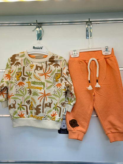 Miniworld 2-Delige Jongens Set – Jungle Print