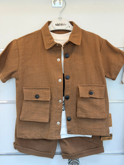 Mini İkizler 3-Delige Zomerset – Beige