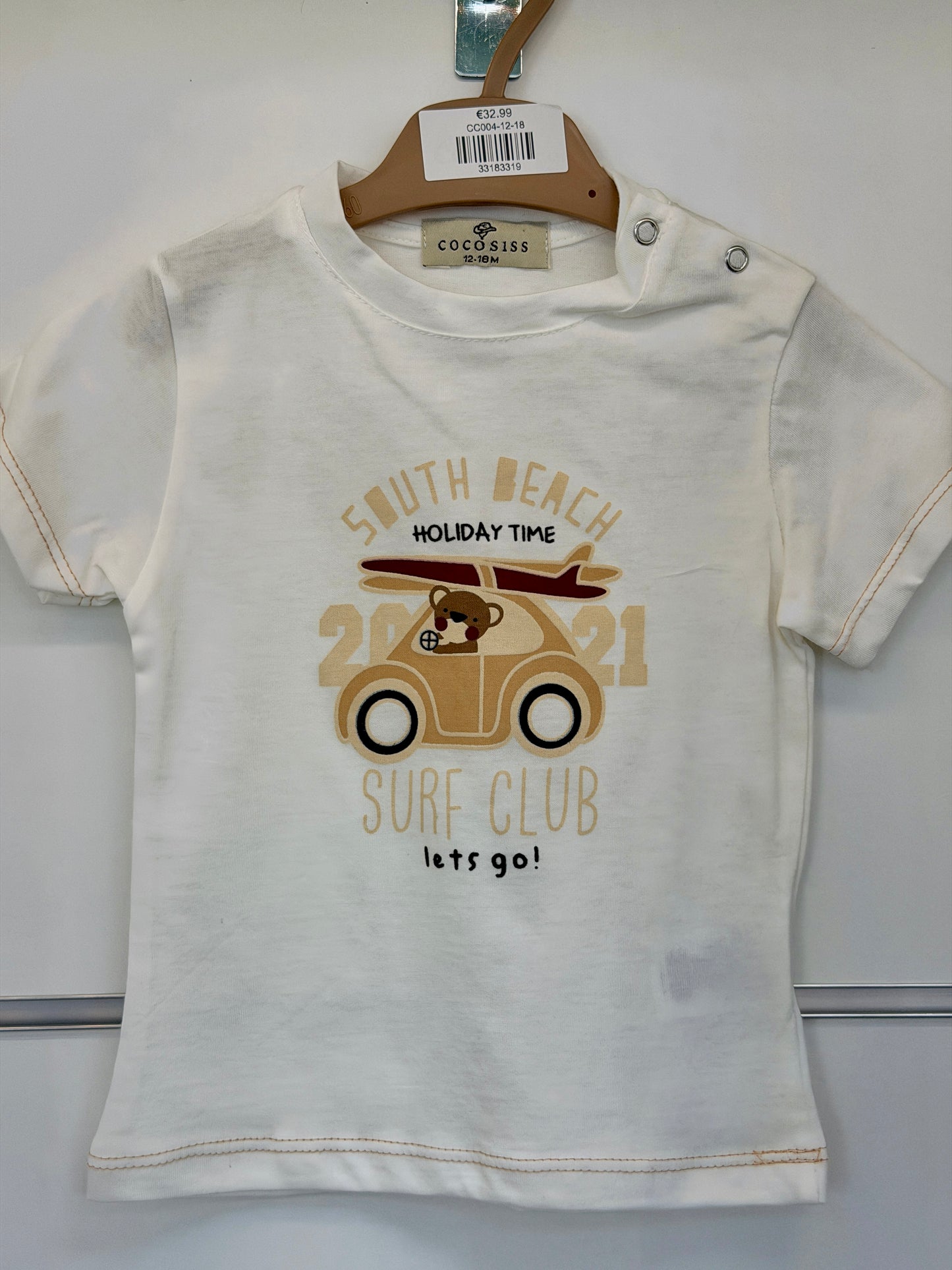 CocoSiss 3-Piece Boys' Set – Shirt, T-Shirt & Trousers