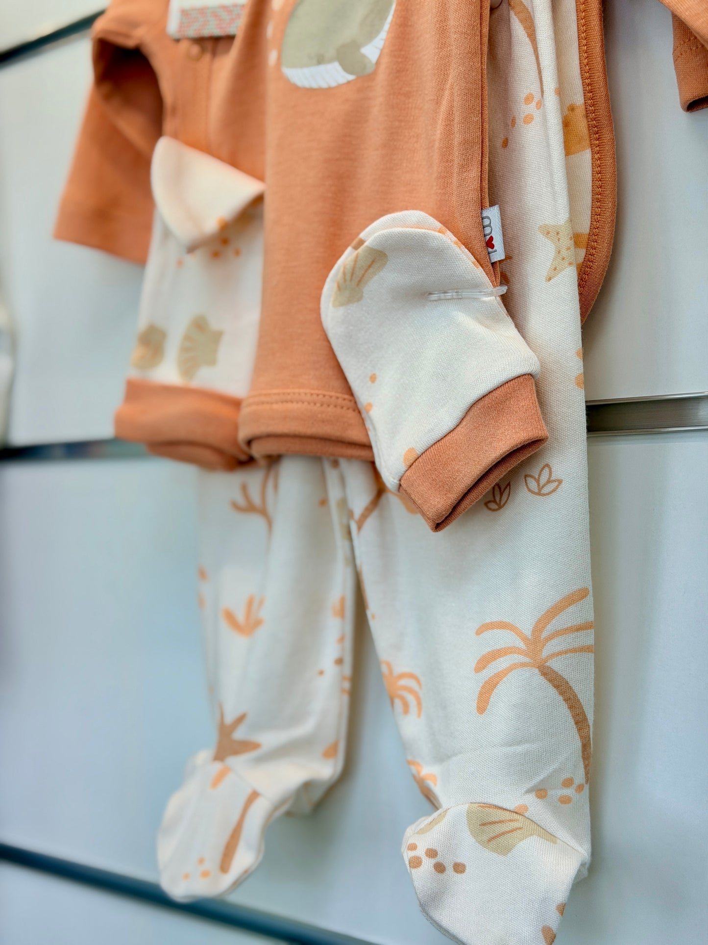 5-Delige Newborn Set – Ocean Whale | Bamboe Mix