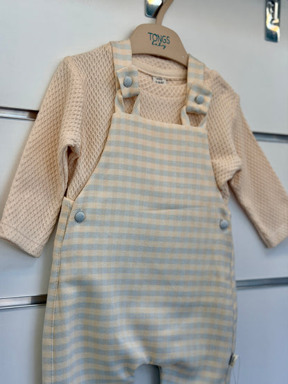 Tongs Baby Salopet Set – Gestreepte Salopette met Shirt