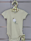 Elephant Romper – Bamboe Mix Groen