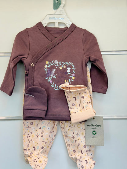 5-Delige Newborn Set – Bunny Blossom