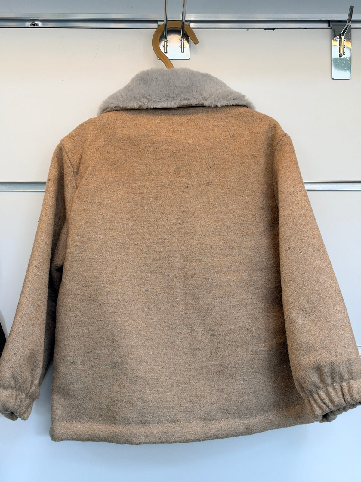 Baby Jongens Winterjas met Teddy Kraag – Beige