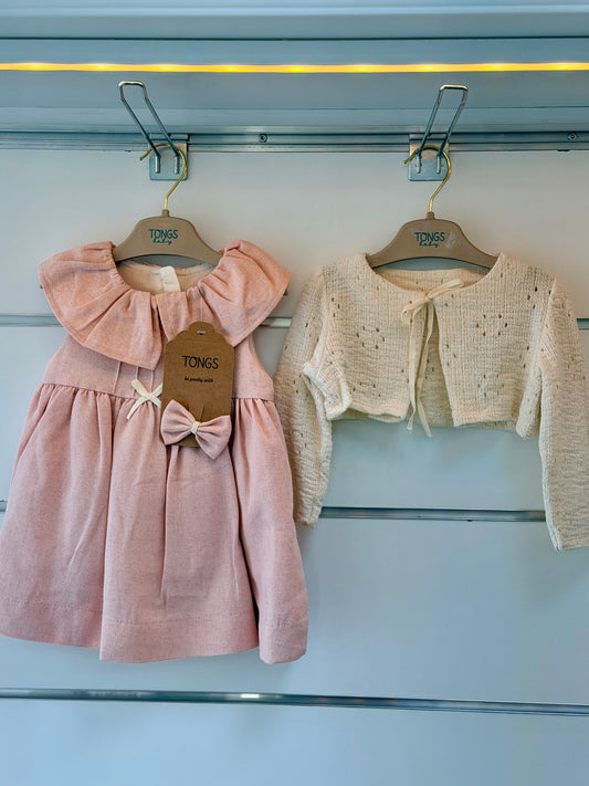 Tongs 2-Delige Baby Set – Elegant Pink Dress