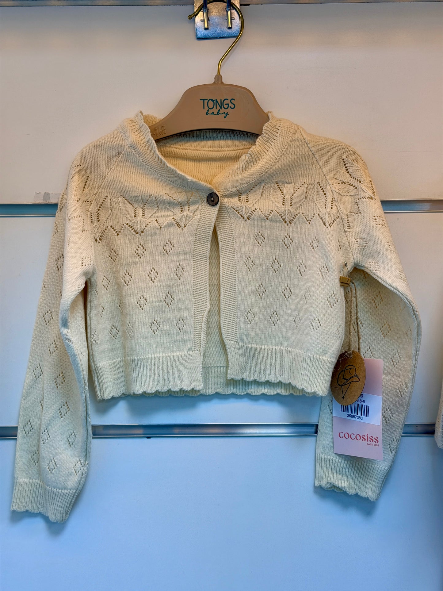 CocoSiss 3-Delige Baby Jurk Set met Vestje en Tasje