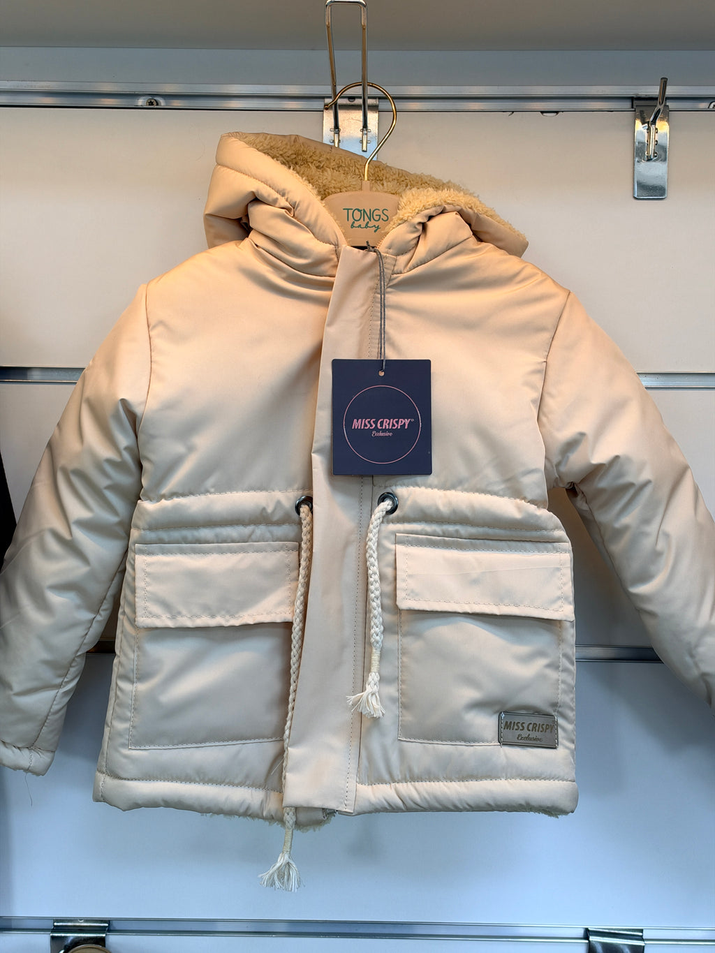 Meisjes Winterjas met Teddyvoering & Capuchon – Roze