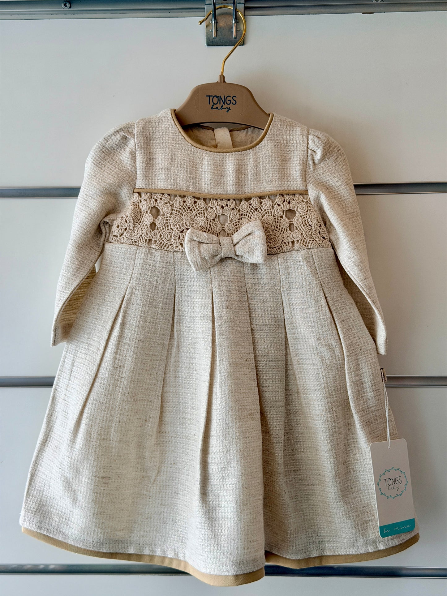 Tongs Baby Jurk – Classic Lace Beige