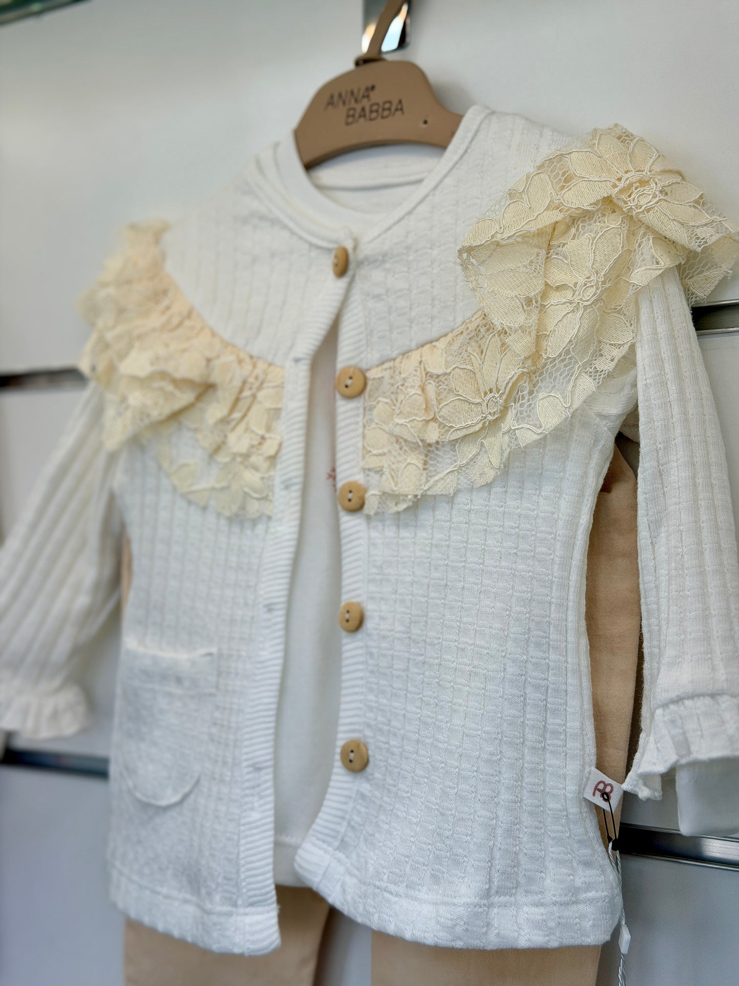 Anna Babba 3-Delige Baby Set – Vest, Shirt & Broek