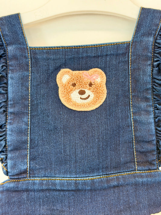 Sweet Me Baby Dress with Tulle Skirt – Teddy Detail
