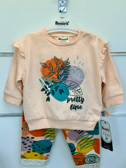 Miniworld 2-Delige Meisjes Set – Pretty Line