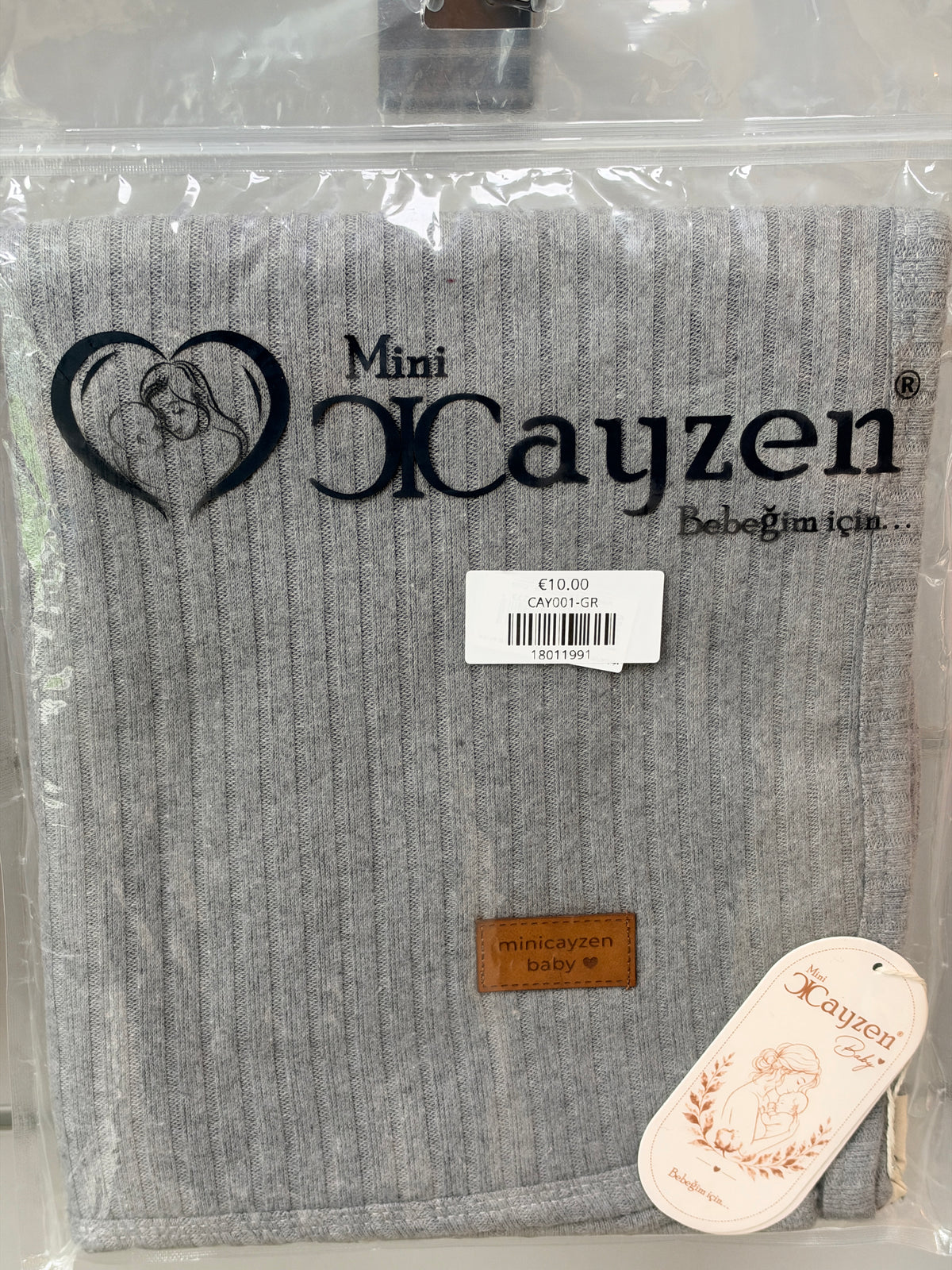 Baby Winter Dekentje – Geribd & Zacht – Camel