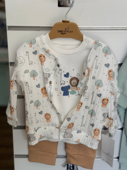 Sweet Melisa 3-Delige Baby Set – Love Animal
