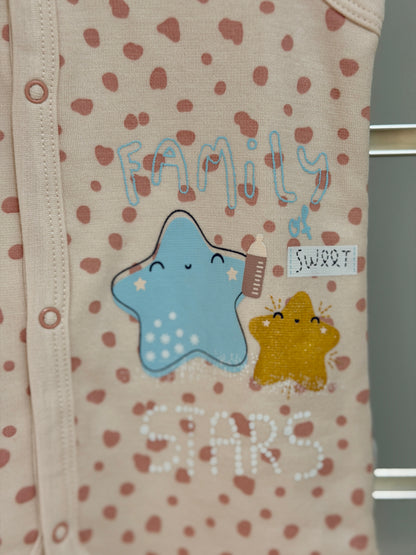 Mouwloos Vestje – Roze Sterrenprint