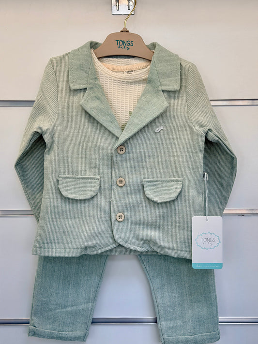 Tongs 3-Delige Babyset – Mint Classic