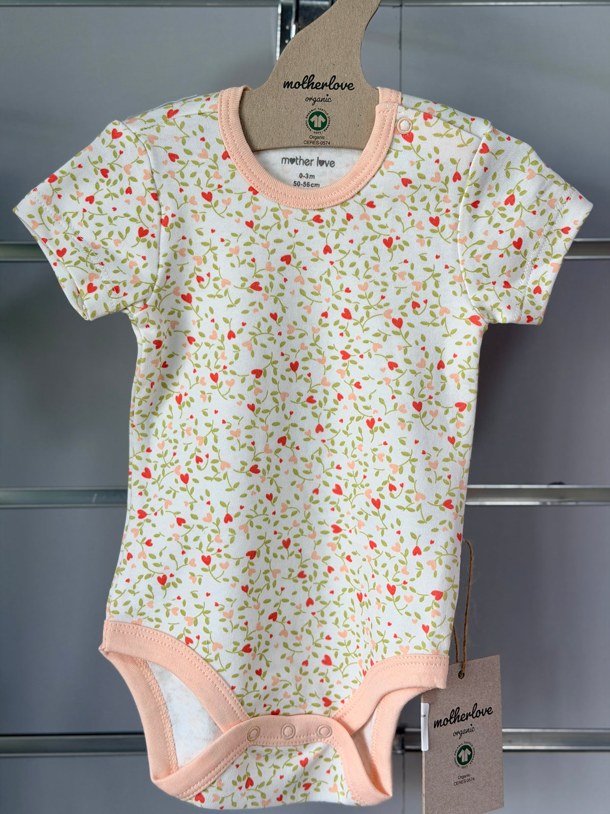 Bloemenprint Romper – Zacht Roze
