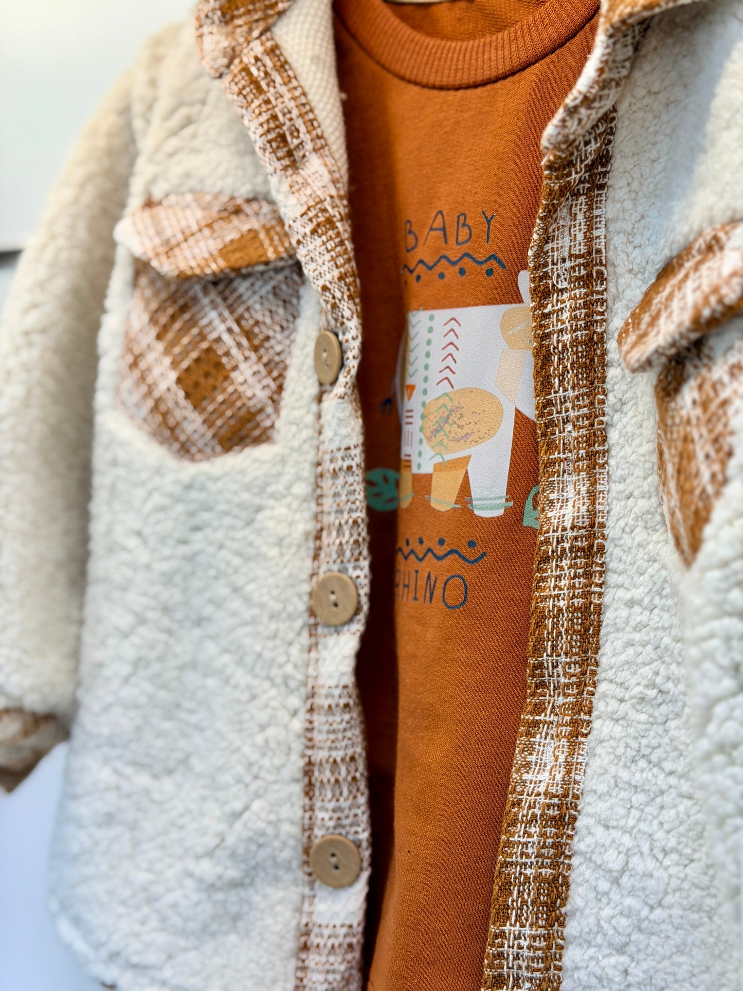 Bebüş 3-Delige Baby Set – Rhino Brown