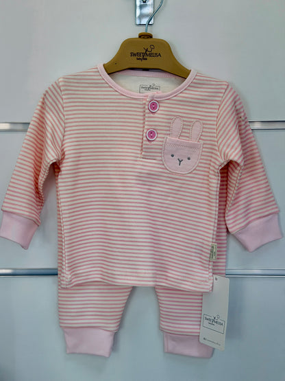 Sweet Melisa 2-Delige Baby Set – Streepdesign