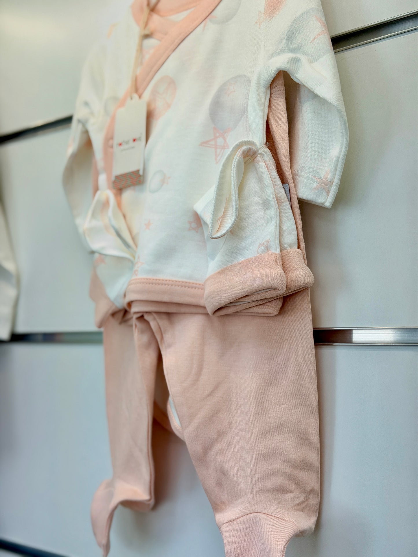 5-Delige Newborn Set – Soft Moon | Bamboe Mix