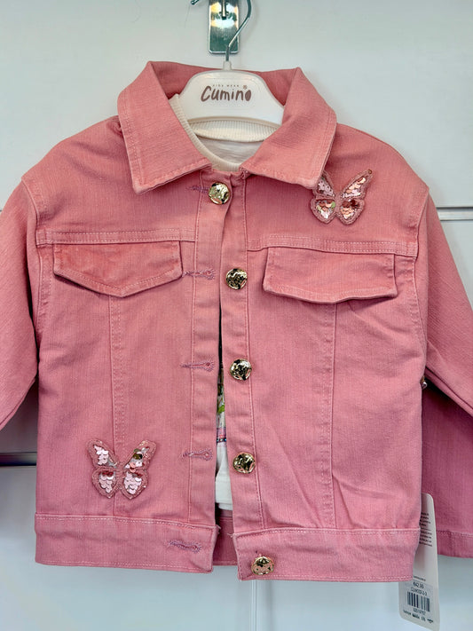 Cumino 3-Delige Meisjes Set – Pink Autumn