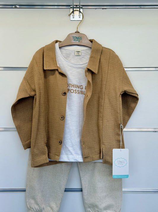 Tongs 3-Delige Jongens Set – Nothing Is Impossible