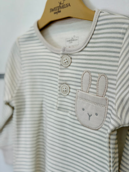 Sweet Melisa 2-Delige Baby Set – Streepdesign