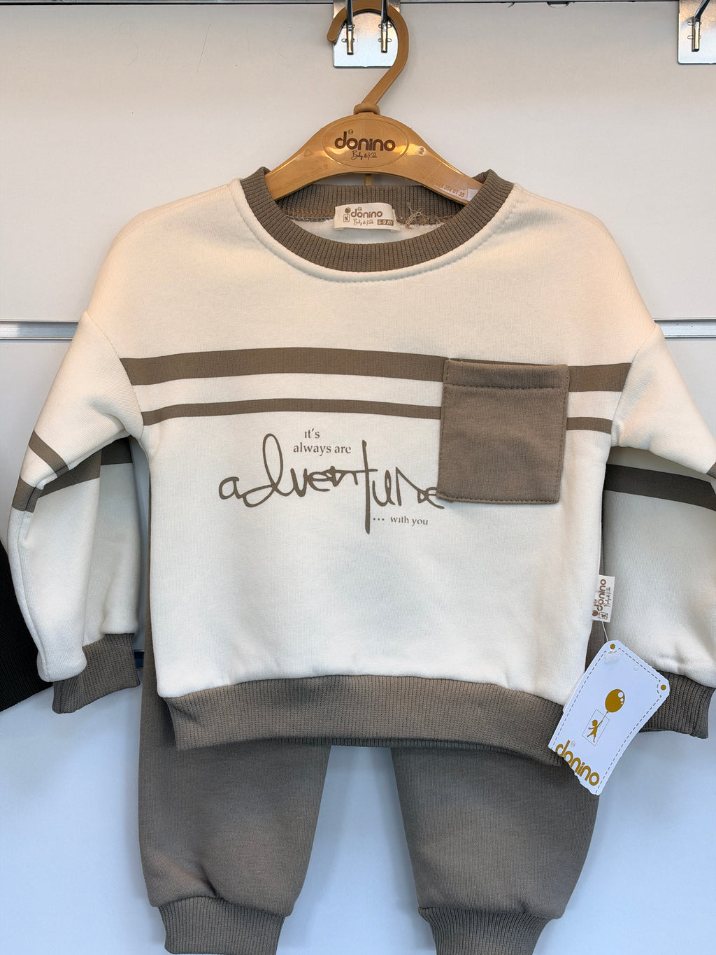 2-Delige Baby Jongens Set – Sweater & Broek | Adventure
